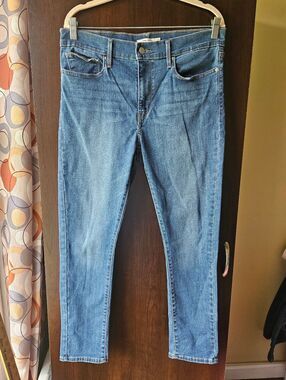 Levi Strauss Slimming Skinny Jeans - Blue Denim Size 32